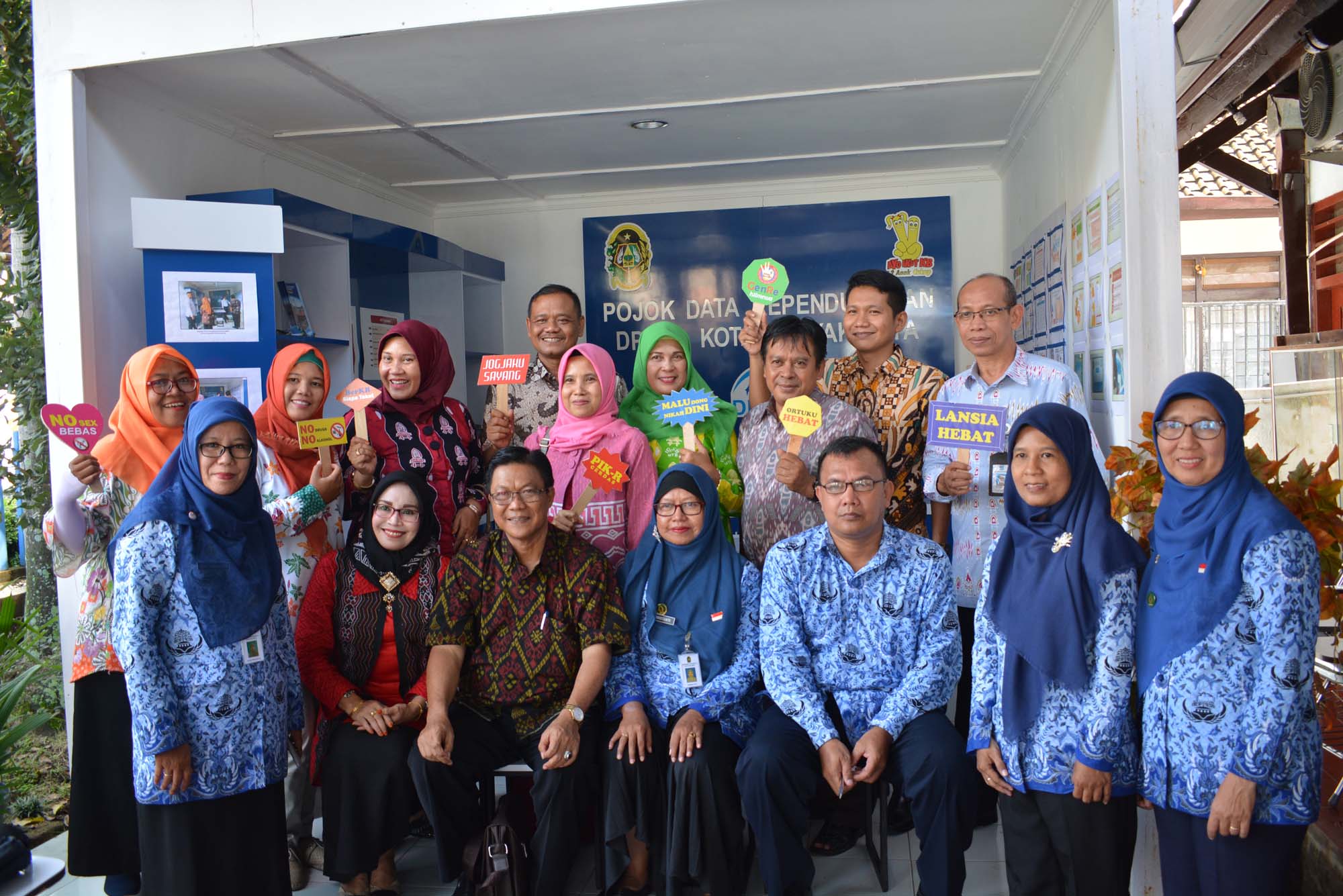 Kunjungan kerja dari DPPKB Kota Mataram