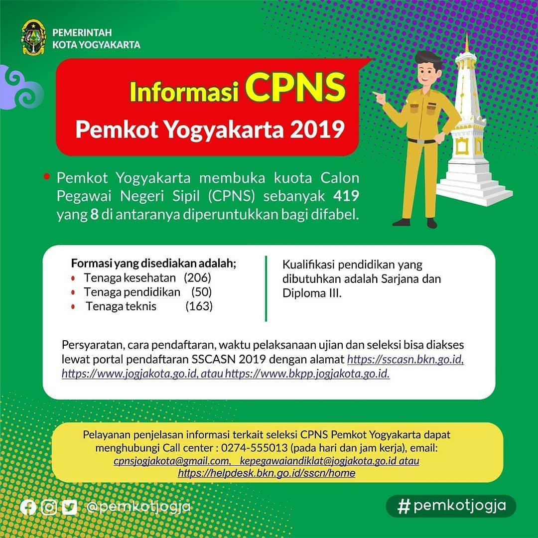 CPNS 2019 - Pemerintah Kota Yogyakarta