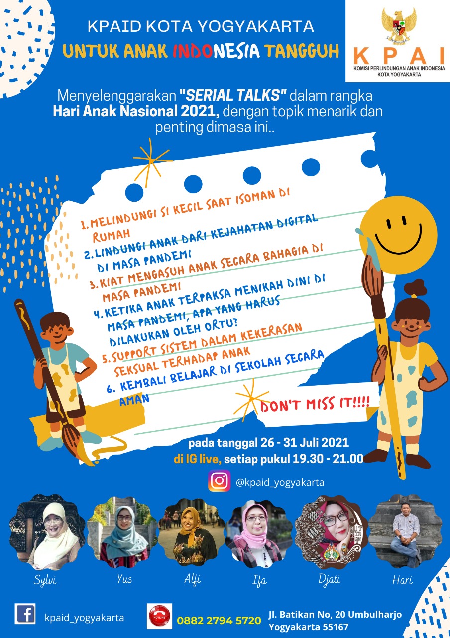 Serial Talk dalam rangka Hari Anak Nasional 2021