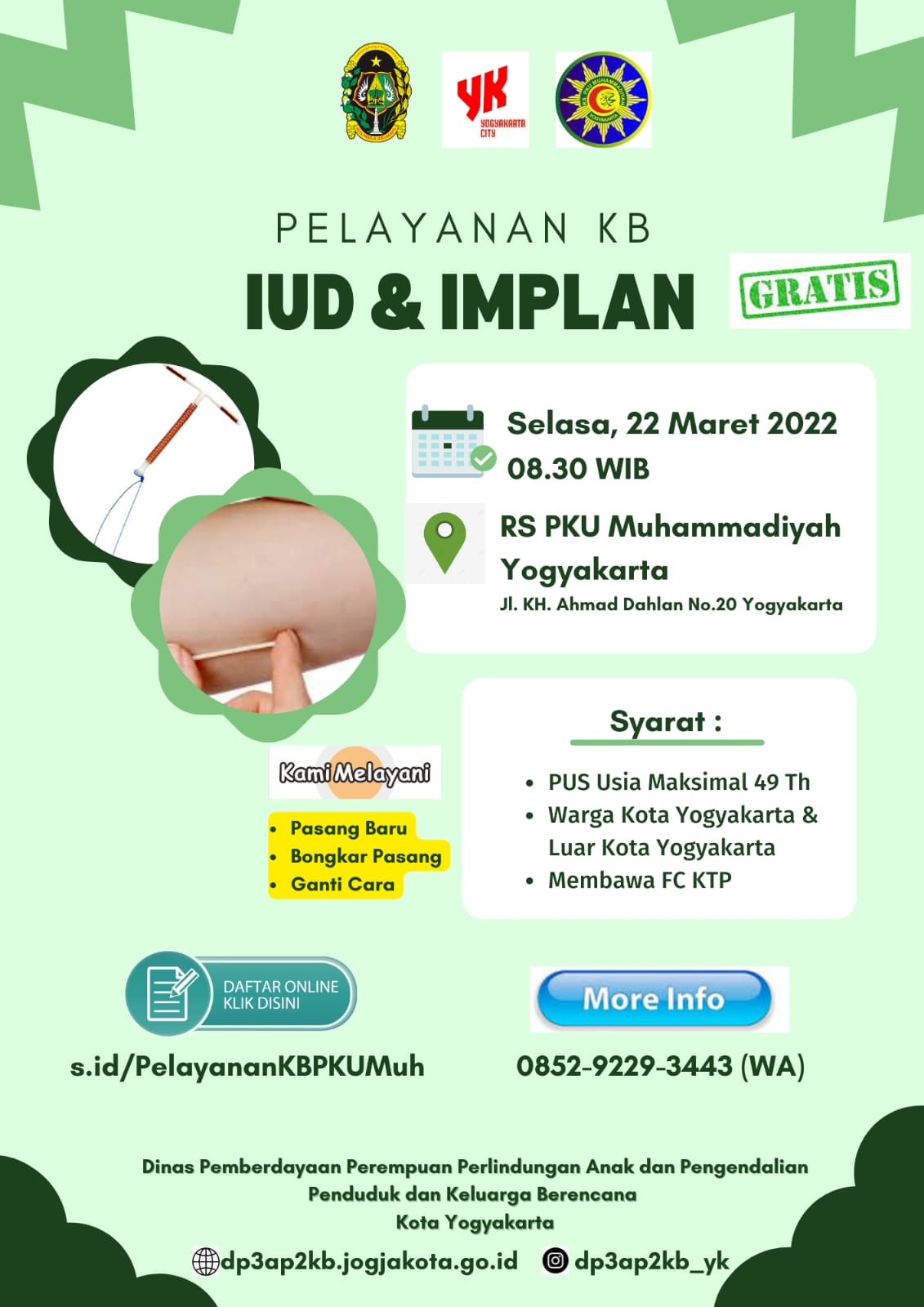 Pelayanan KB IUD dan Implan di RS PKU Muhammadiyah