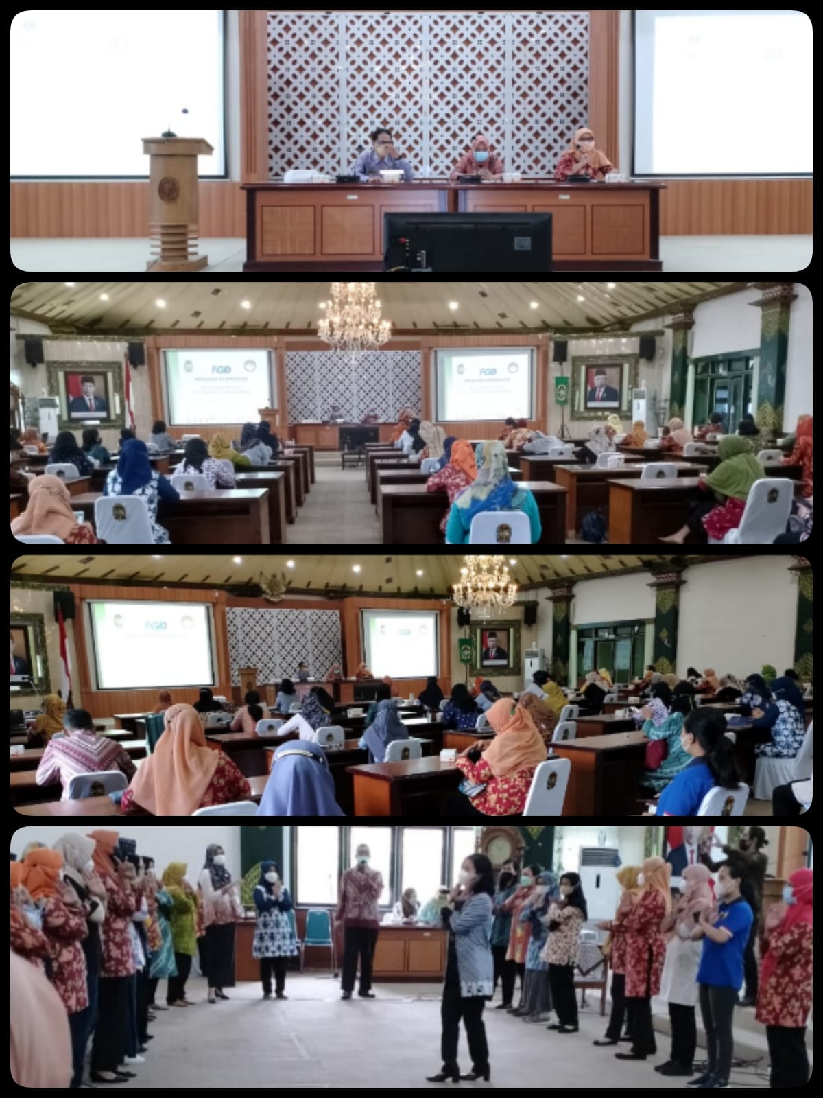 FGD Penguatan Kelembagaan Dharma Wanita Persatuan (DWP) Unsur Pelaksana (UP) se-Kota Yogyakarta Tahun 2022