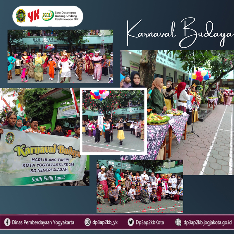 Pawai Anak SD Glagah dalam rangka Karnaval Budaya HUT kota Jogja ke 266