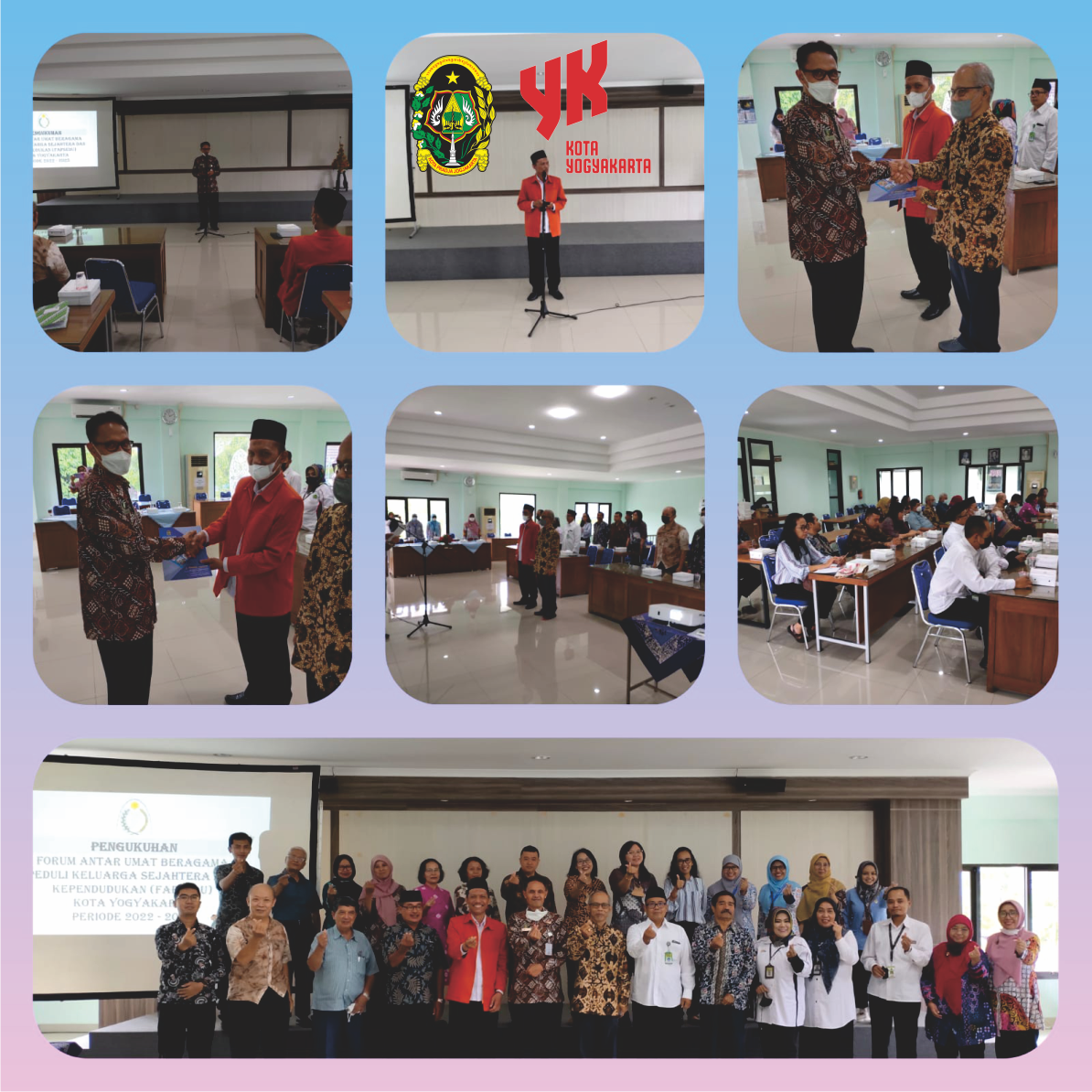 Pengukuhan FAPSEDU Kota Yogyakarta Periode 2022-2025
