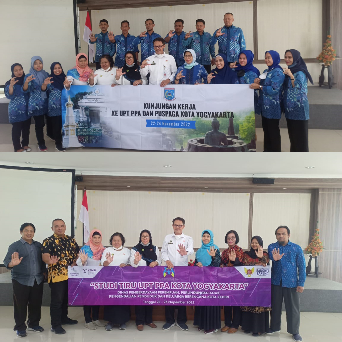 Kunjungan Tamu DP3AP2KB Kota Tangerang Selatan dan Kota Kediri