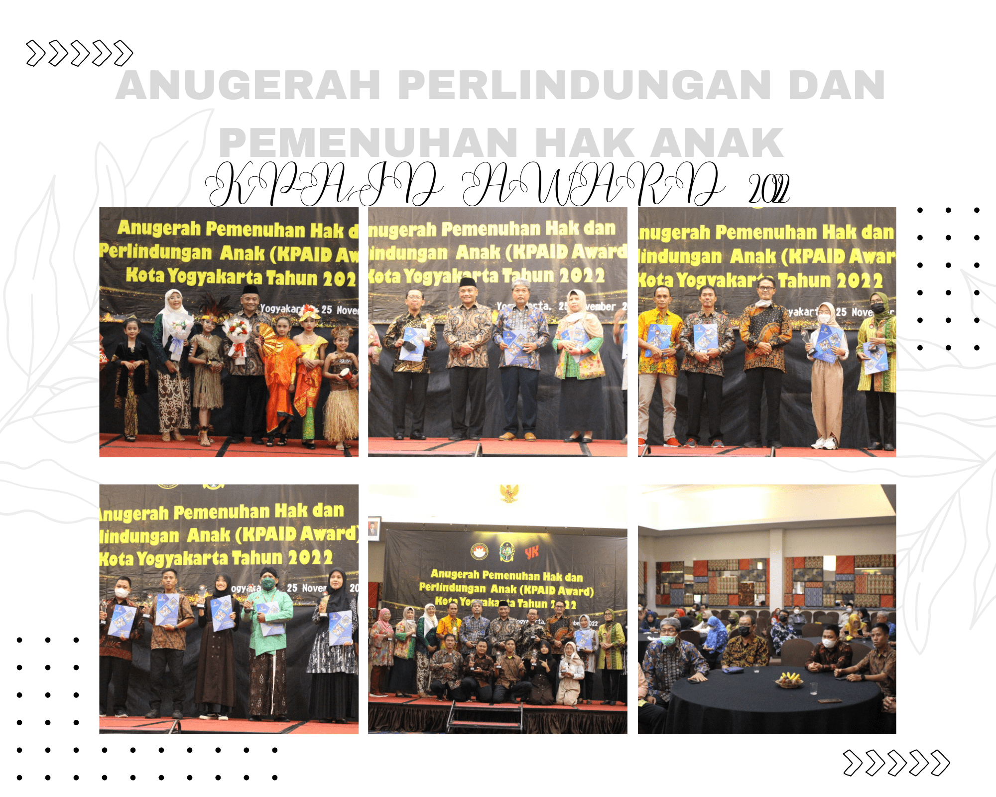 Anugerah Perlindungan dan Pemenuhan Hak Anak (KPAID Award)  Kota Yogyakarta 2022