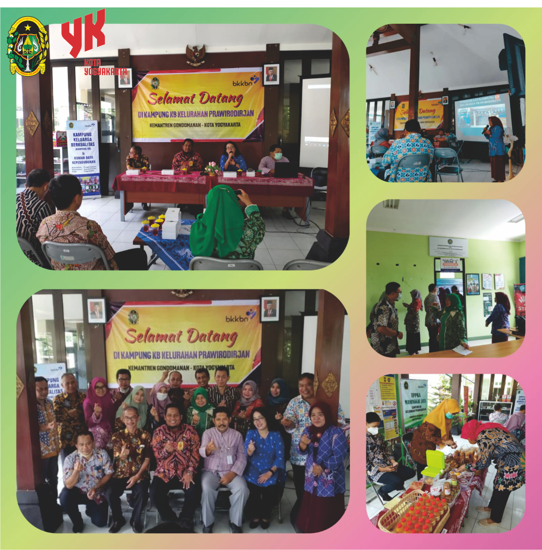 Penerimaan Kunjungan Studi dari DP3AKB Kab. Sidoarjo Jawa Timur di Kampung KB Prawirodirjan
