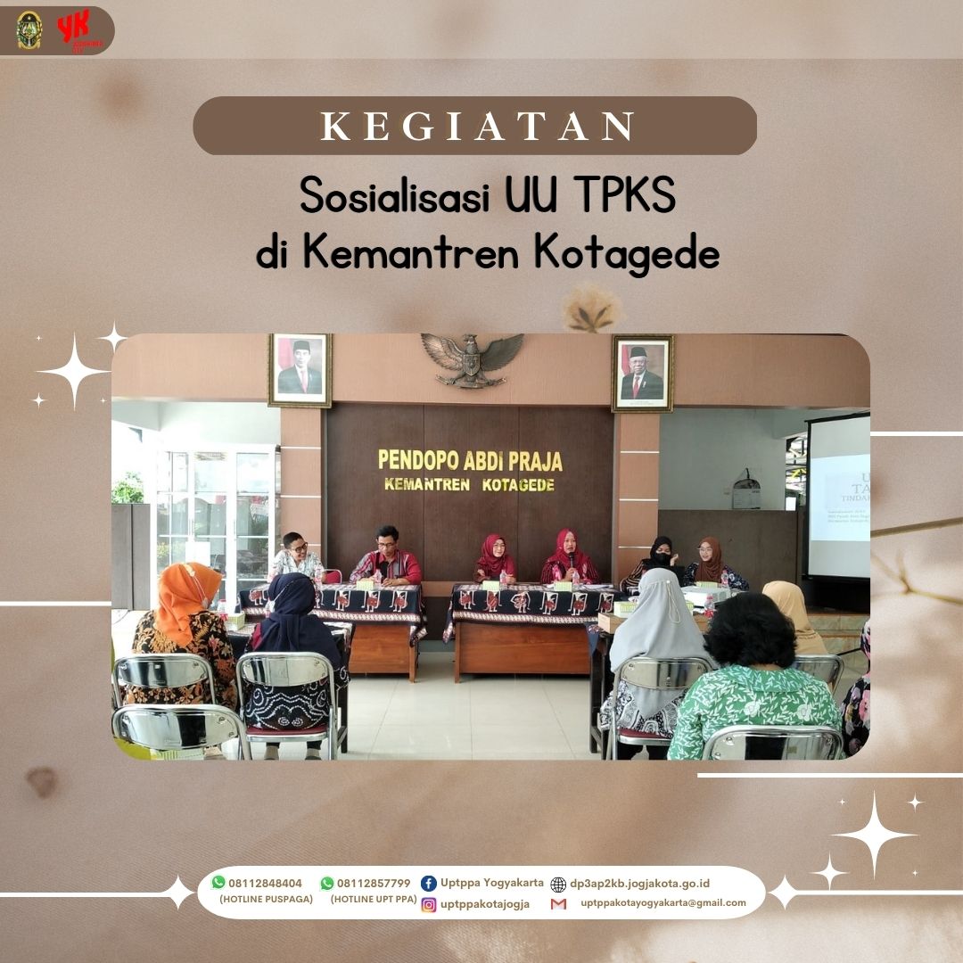 Sosialisasi UU TPKS di Kemantren Kotagede