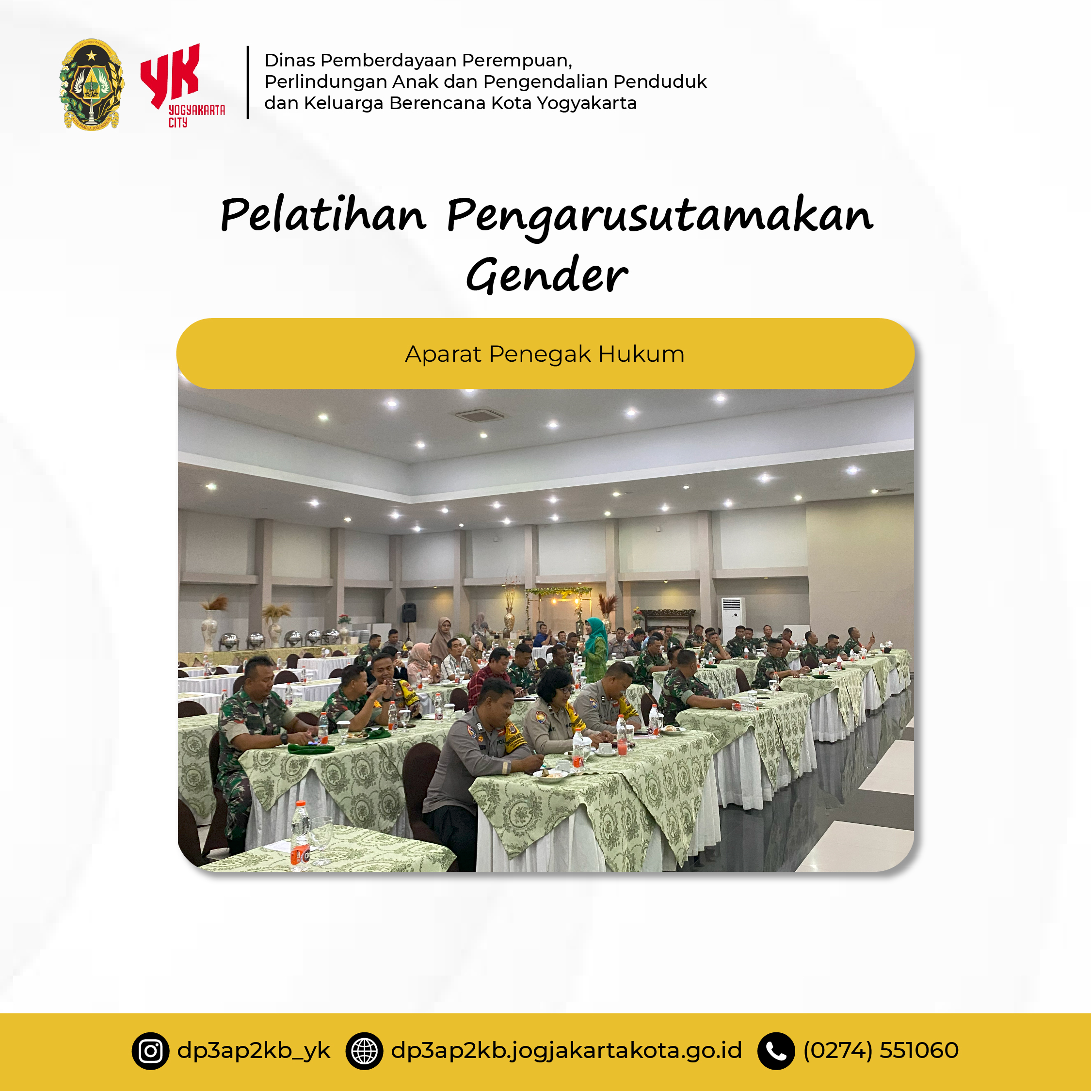 Pelatihan Pengarusutamaan Gender Bagi Aparat Penegak Hukum