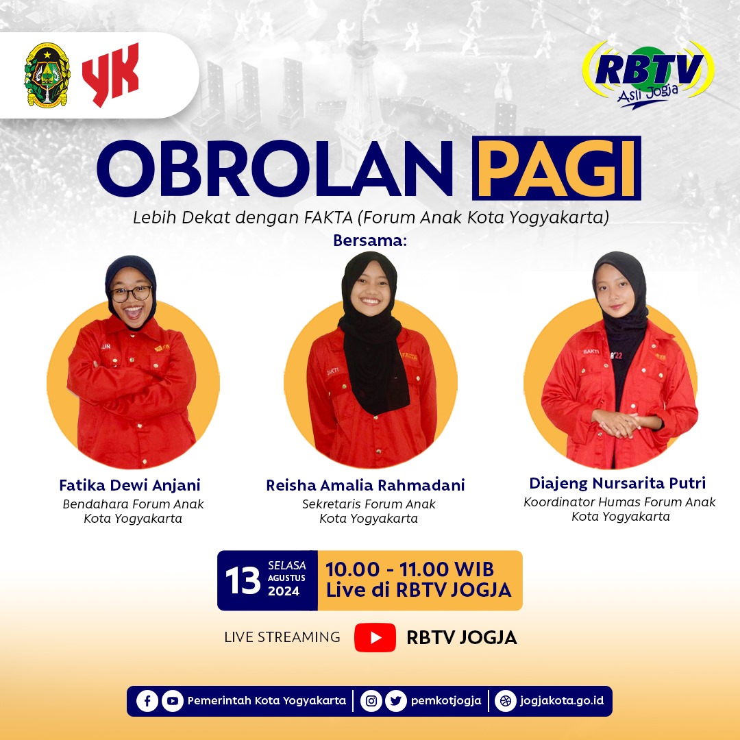 Obrolan Pagi : Lebih Dekat dengan FAKTA (Forum Anak Kota Yogyakarta)