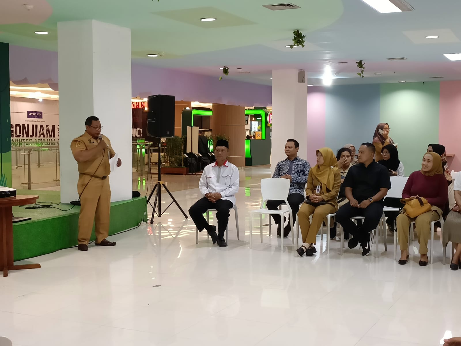 Sambutan oleh Lurah Demangan Bapak Suleman Pirson Joko Susilo, s.Sos